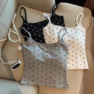 Baumwolle Rein Süße Würze Sexy Rückenfrei Taillenformend Neckholder Weste Damen mit Brustpolster Yoga Kleid