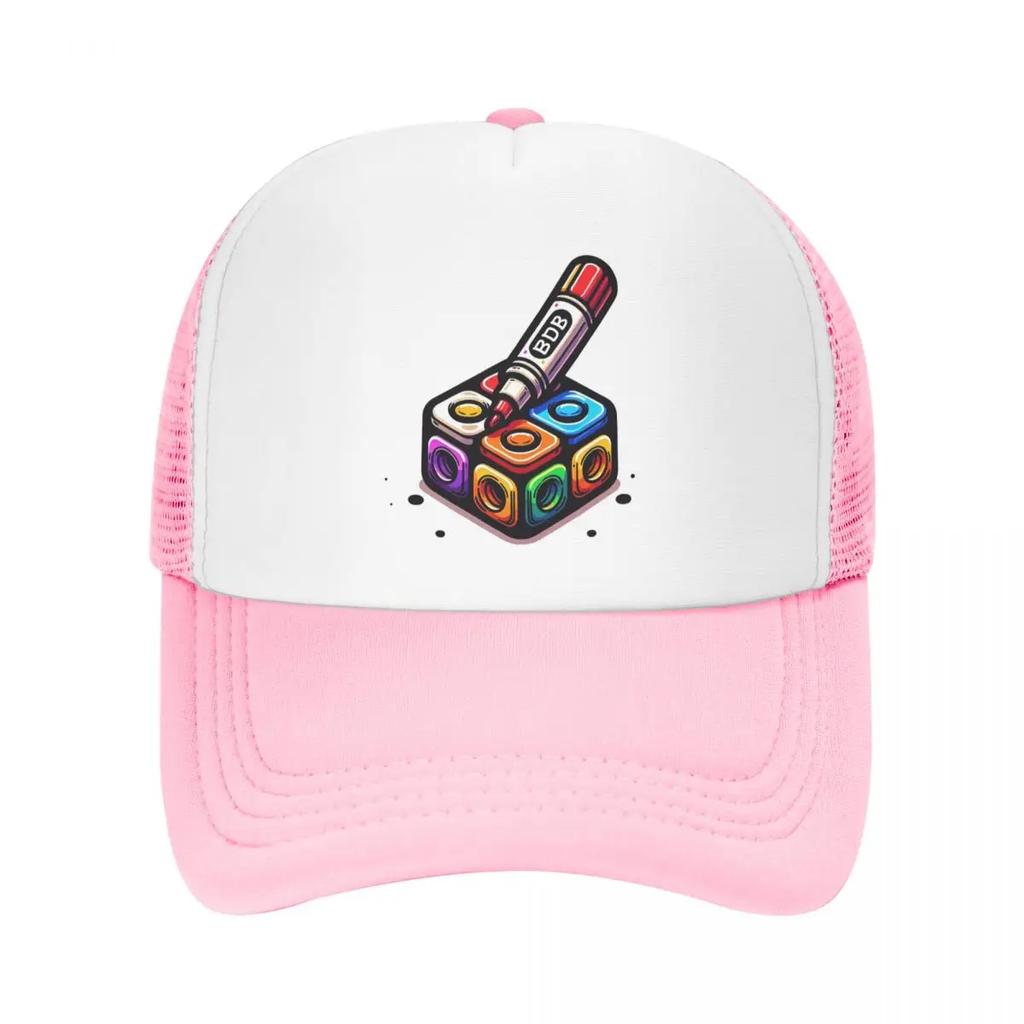 Marker Bfdi Cap Fashion Casual Mesh Baseball Caps Adjustable Hat Hip Hop Summer Unisex Baseball Hats Polychromatic