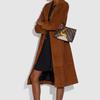 Coach Charlie Pouch 23 Horse And Rocket Print Zipper Closure Coated Canvas And Pebble Leather Clutch Medium Women clutch Brown 86105-V5AA8