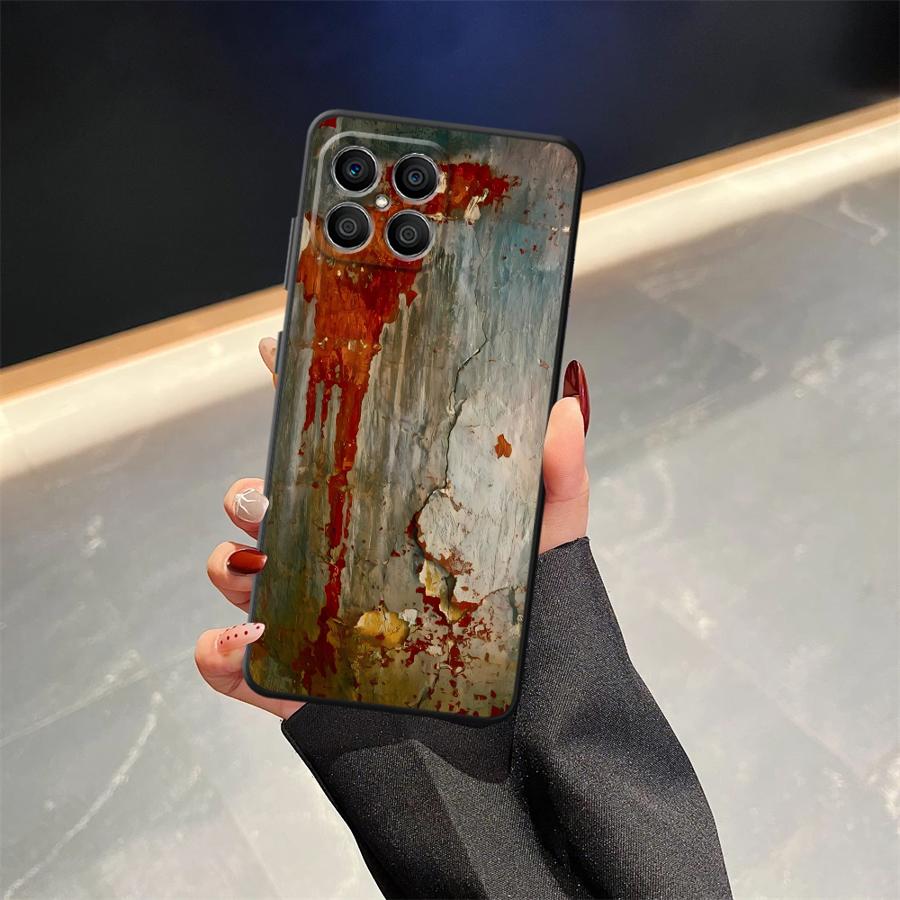 Hülle für Honor X9c X7a X9a 70 8X 90 Lite X9 X8 Funda Handyhülle Retro Rostspuren