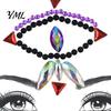 Easter Eve Party Gems Face Makeup Temporary Tattoo Sticker, Faux Crystal Jewelry Flash Nightclub Rhinestone Teardrop Eyeliner Decoration for