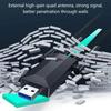 1300Mbps Schnelle Geschwindigkeit USB WiFi Adapter 4 Antennen Design Unterstützt 2.4G/5G Dualband Netzwerkverbindung