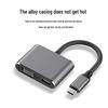 Type-C 4-in-1 Smart Dock: HDMI Screen Mirroring & High-Speed USB 3.0 Multi-Functional Expansion