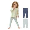 Ultra Soft Leggings Set D Set Mint [Konny] 2-Piece 3-4Y (Light Navy, Gingham)