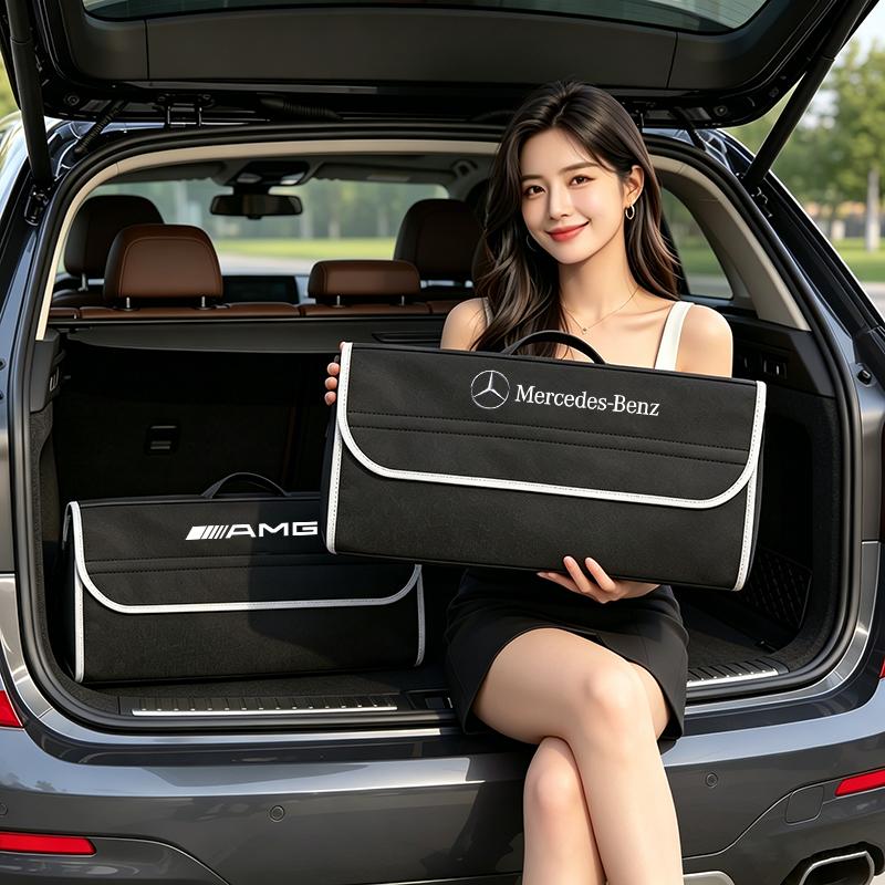 Car Trunk Storage Bag Waterproof Multi-Purpose Auto Organizer For Mercedes Benz AMG W203 W206 W220 W205 W211 W212 W201 W168 W169 QQ8