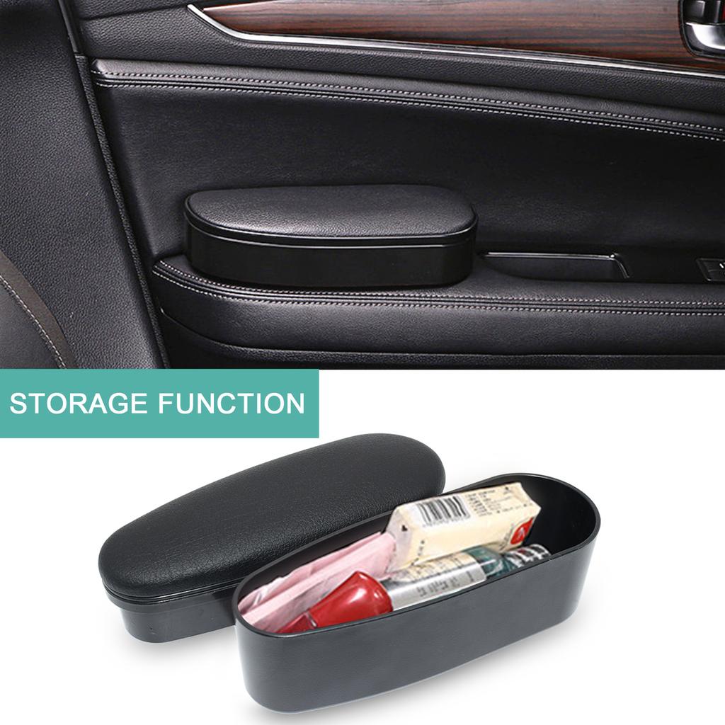 Storage Functional Armrests Car Door Leather Ergonomic Armrests Auto Interior Parts Arm Elbow Support Arm Heightening Pad