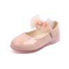 Children, Patent Leather, Princess Shoes, Girls' Shoes, Large Bow, Flat Shoes, Soft Sole, Soft Surface, Single Shoes
