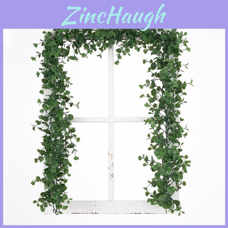 Indoor Green Wall Decor With Faux Plant Money Leaf Vines For Home And Photography
