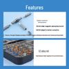 34-in-1 Ratchet Screwdriver Set with S2 Alloy Bits for Household and Car Repairs