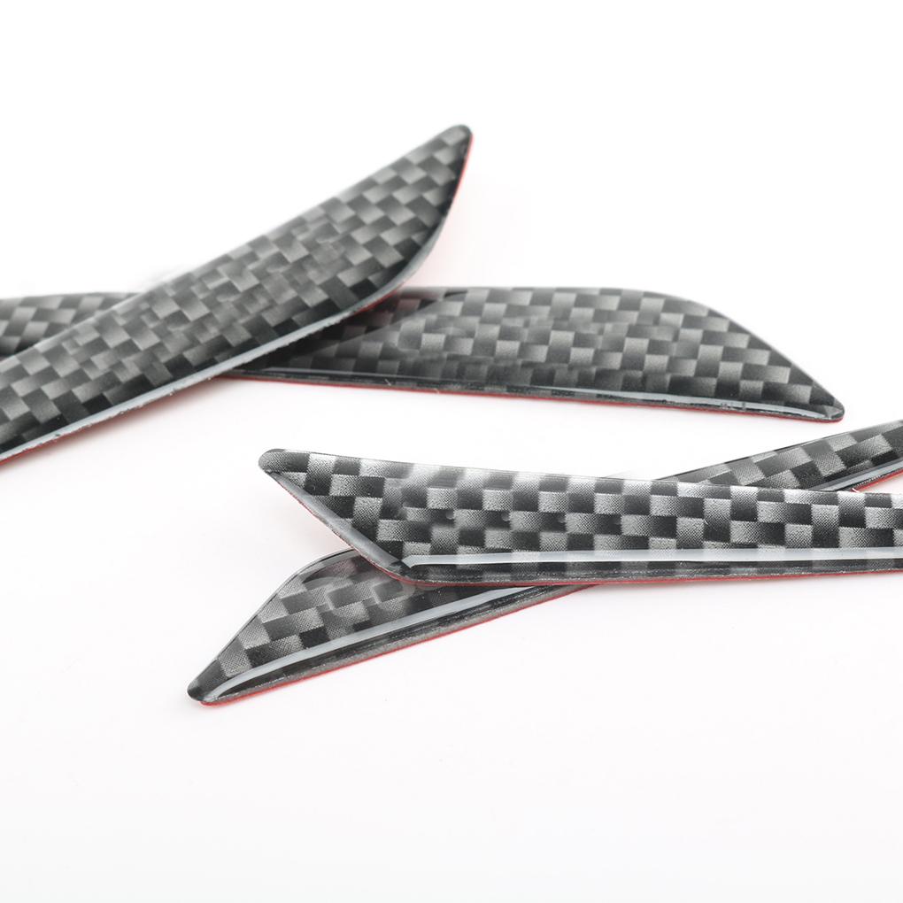 4X Anti-Scratch Carbon Fiber Car Door Edge Protector Guards Sticker Trim Strip M