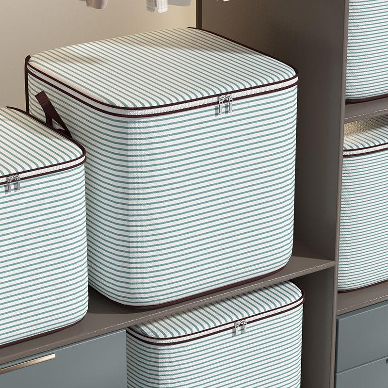 Pouch Storage Bag Organizer Used To Store Daily Necessities With Lids Zipper Foldable High-Capacity Clothes Quilt Bins Container