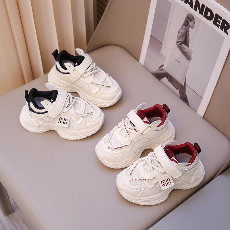 Children's Sports Shoes Mesh Breathable Boys 2025 Spring and Autumn New Baby Girl Running Shoes 1-3 Years Old Dad Shoes