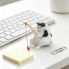 Fish Tank Side Mini Resin Cartoon Fishing Cat Kitten Hanging Creative Fun Micro Landscape Office Ornaments Aquarium Decoration