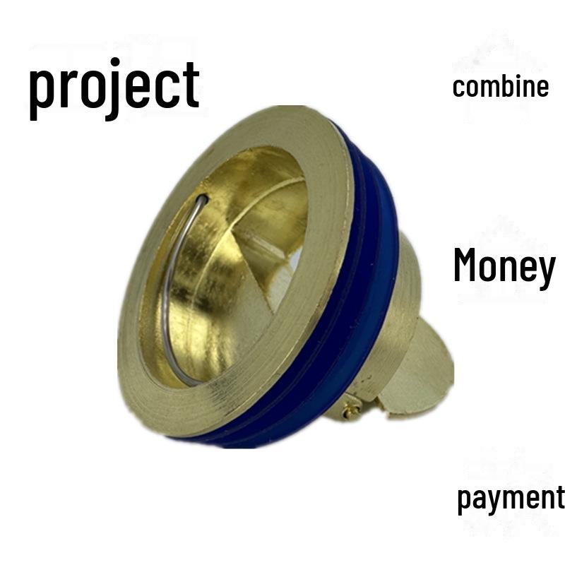 Universal All-Copper Deodorizing Floor Drain Core - Odor & Insect Resistant for Shower & Toilet Sewer Systems