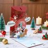 Christmas 3D Pop Up Greeting Card Money Envelope Set Merry Christmas Decor for Home 2025 Navidad Natal Xmas Gifts New Year 2026