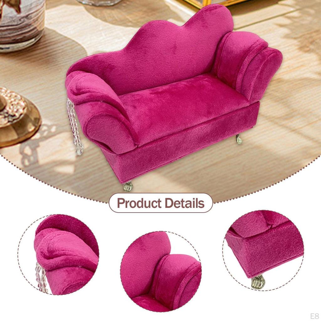 Decorative Jewelry Box for Sofa, Trinket Box, Organizer, Display Case Brooches,
