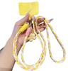 Universal Fit Anti-Lost Phone Crossbody Lanyard Hand-Woven Colorful Phone Case Hanging Rope Dopamine Style Phone Chain Pendant