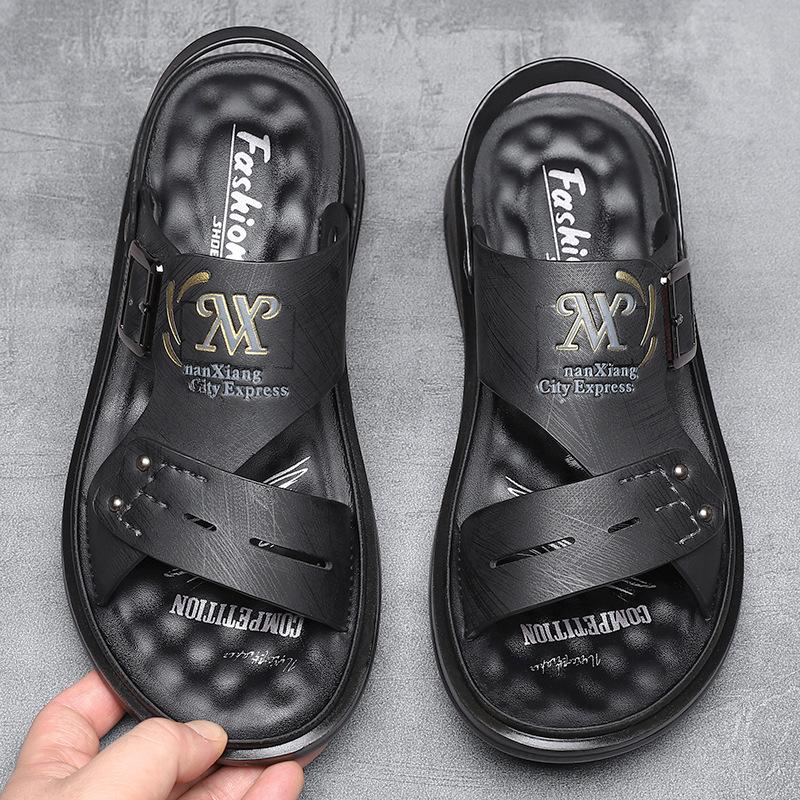 Men's sandals summer non-slip beach shoes men's foreign trade large size new flip-flops casual wear cool slippers