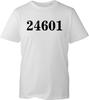 24601 Maglietta Numero del Prigioniero Teatro Musicale Jean Valjean Unisex T-shirt Grafica