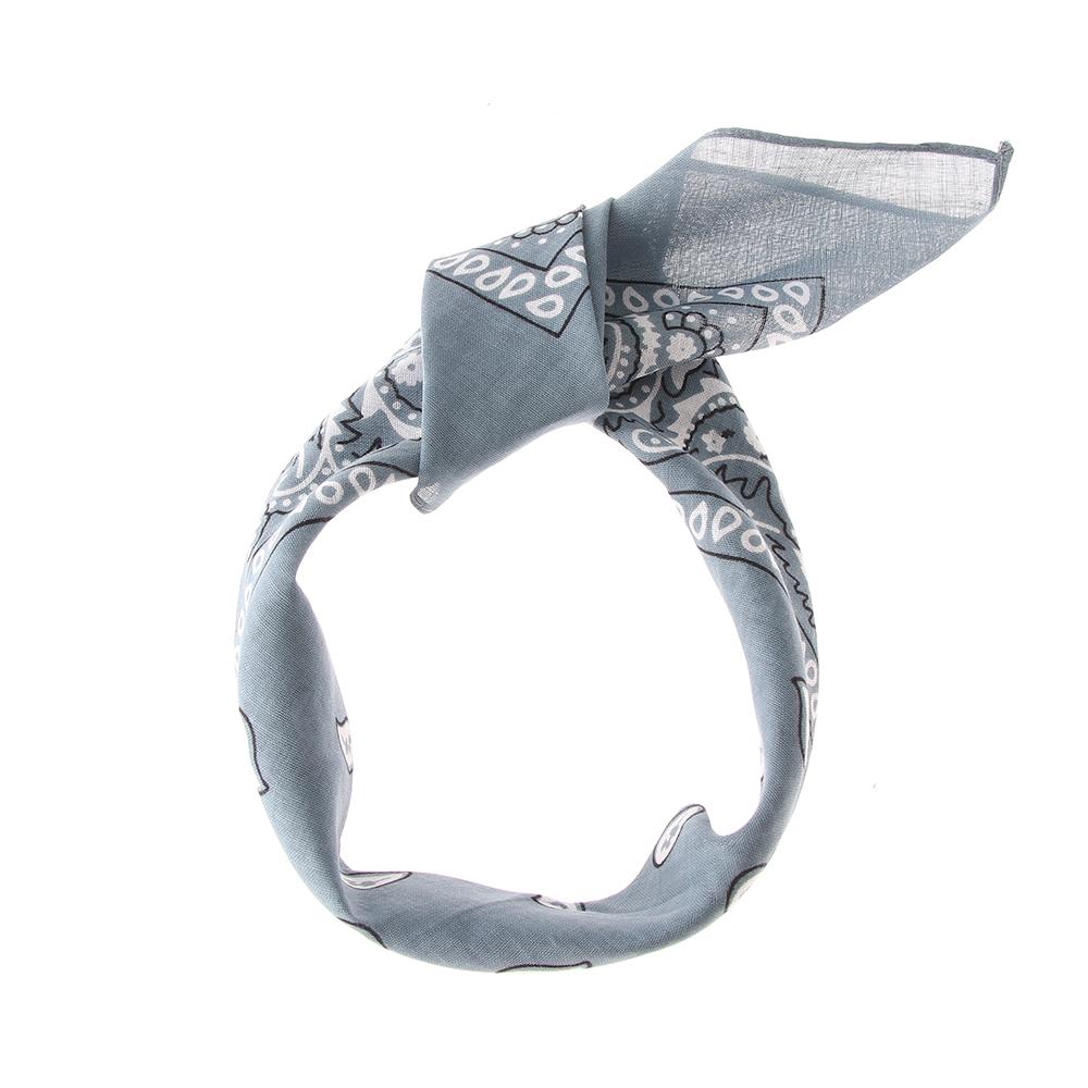 Fashion Neck Scarf Headwear Handkerchief Printed Square Scarves Wristband Paisley Bandana Hair Band