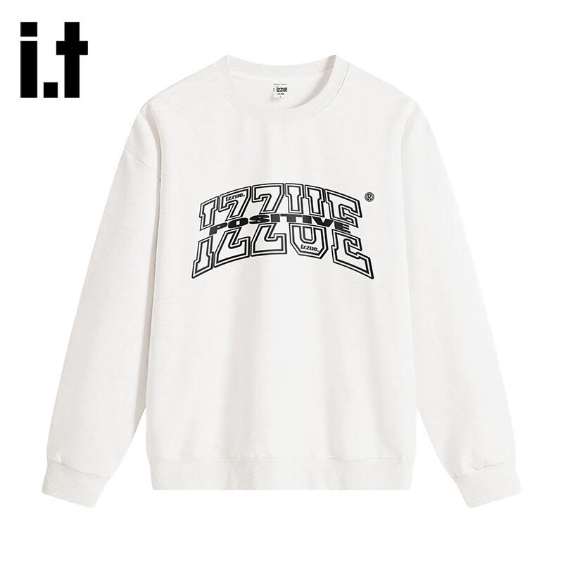 Izzue Retro Letter Unisex Crewneck Sweatshirt