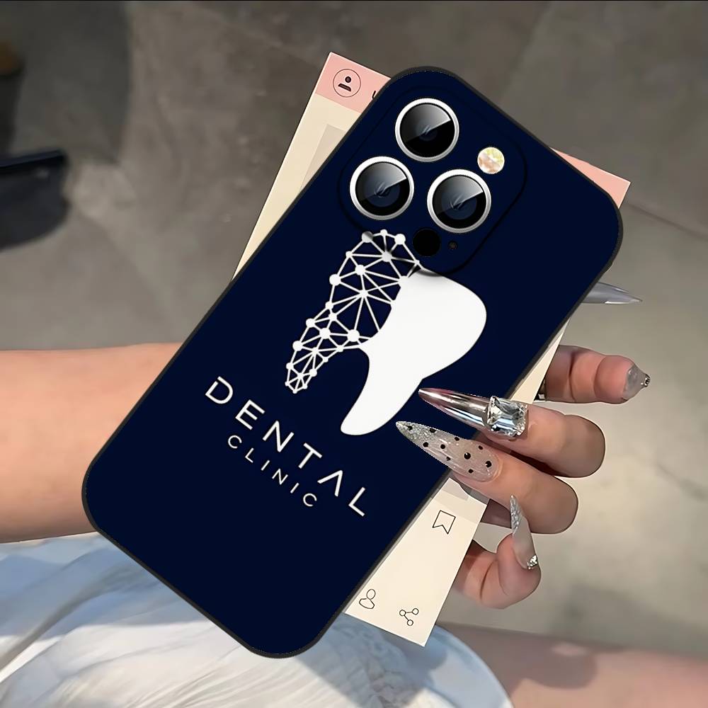 The Dentist Tooth Phone Case For IPhone 17 16 15 14 13 12 11 PRO MAX PLUS Mini TPU Soft To Skin-friendly Case
