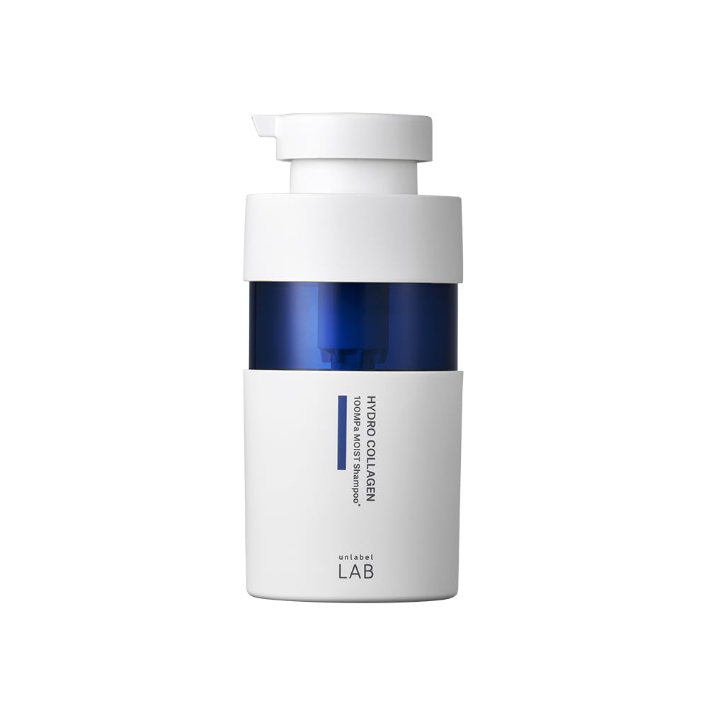 Unlabel Labo CO Moist Made in Hair Hydrocollagen Shiny Damage Intensive Hydrolysis Shampoo, 400ml, Japan, Care, Formula, Serum, Hair, Moisturizing,