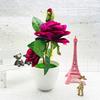 Artificial Elegant Flower Rose Potted Plant Bonsai For Home Celebration Gift And