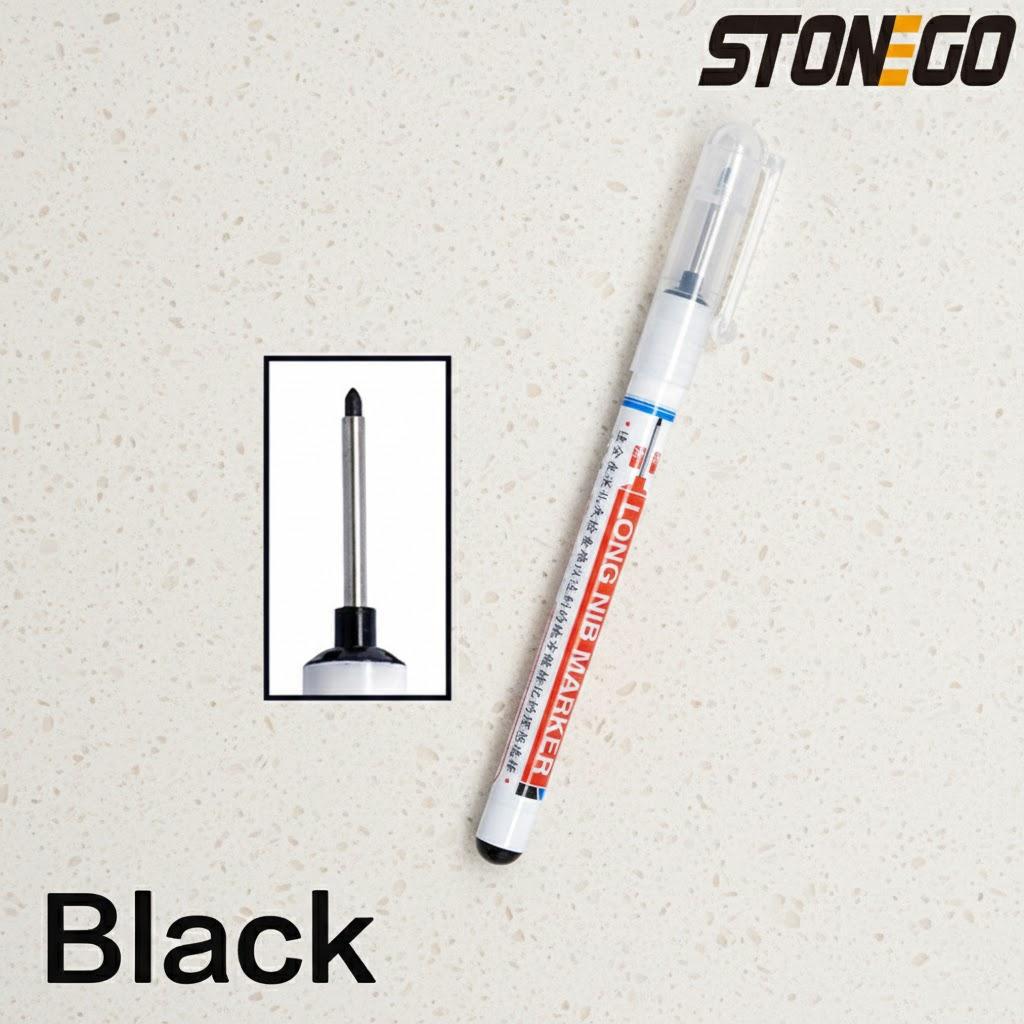 20MM Red Black Blue White Long Head Markers Multi-purpose Deep Hole Marker Pens for Bathroom Woodworking Decoration