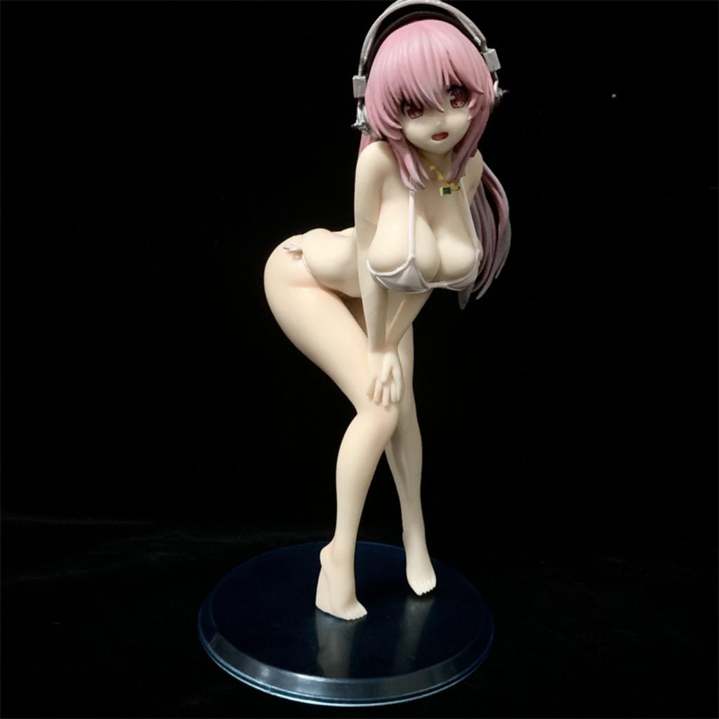 21cm Anime Figure Wave Dream Tech Nitro Super Sonic Sexy Girl SONICO Bikini Style Pvc Adult Collection Model Doll