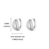Cubic Zirconic Evil Eye Earrings For Women Stainless Steel Gold Color Hoop Earrings Luxury Lucky Jewelry Wedding Party Gift