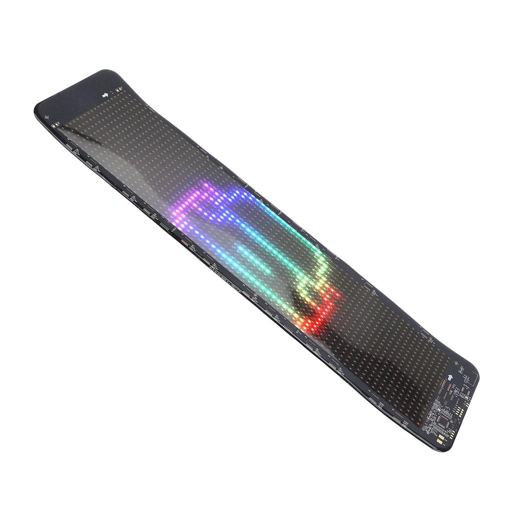 LED-bilskylt Bluetooth-styrning Anpassad text Mönster Animation USB 5V Flexibel Programmerbar LED-rullande skylt för husbil
