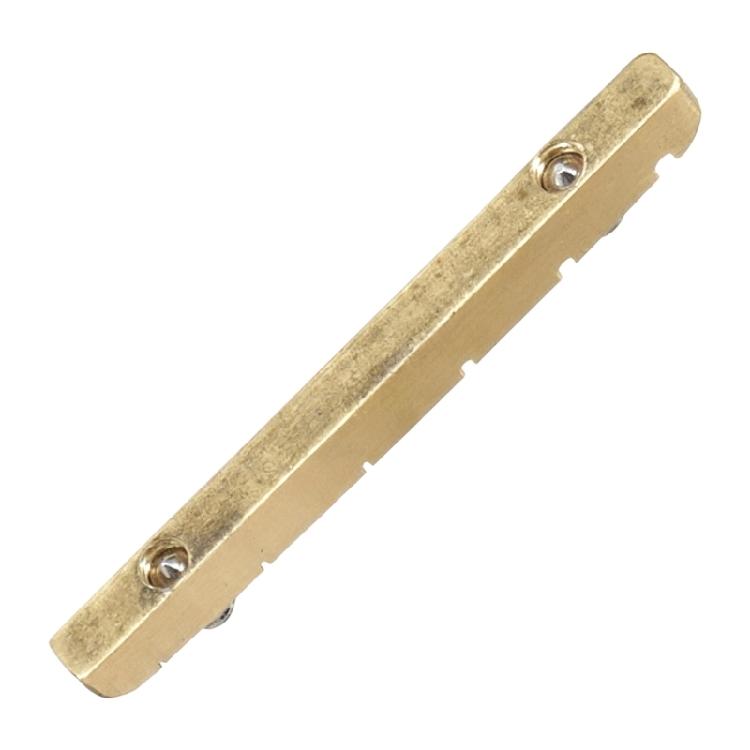 Porca de Latão Ajustável para Guitarra Elétrica com Ajuste de Altura e Sustain Aprimorado com Placa de Base e Chave