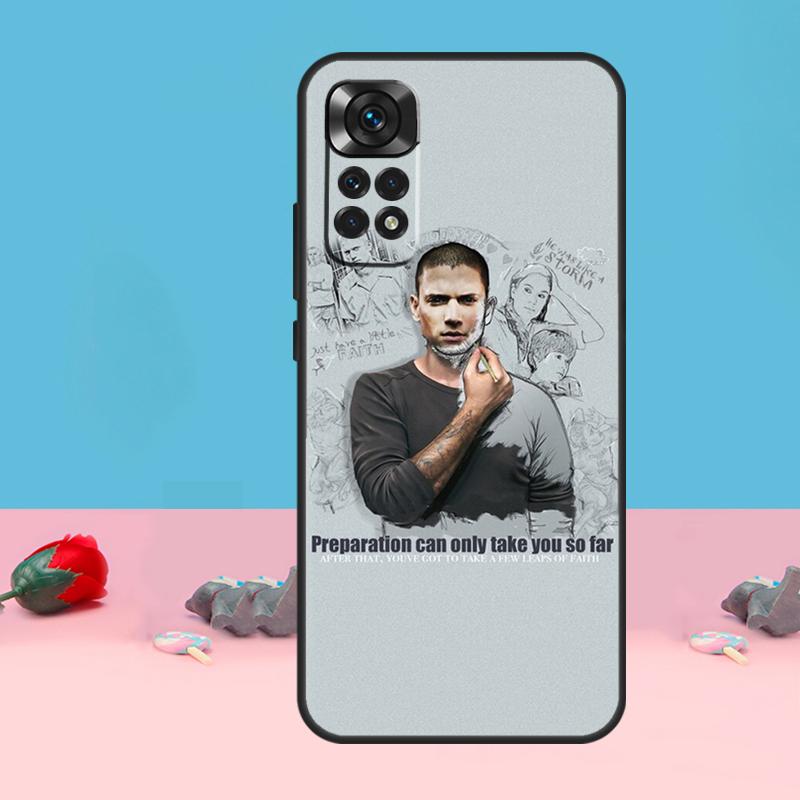 Prison Break Cover For Xiaomi Redmi Note 14 13 12 10 11 Pro 11S 12S Case For Redmi 15 15C 10C 12C 13C 14C
