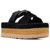 UGG Aubrey Slide Simple Fashion One Strap Sandals Women sandals Black 1167451-BLK