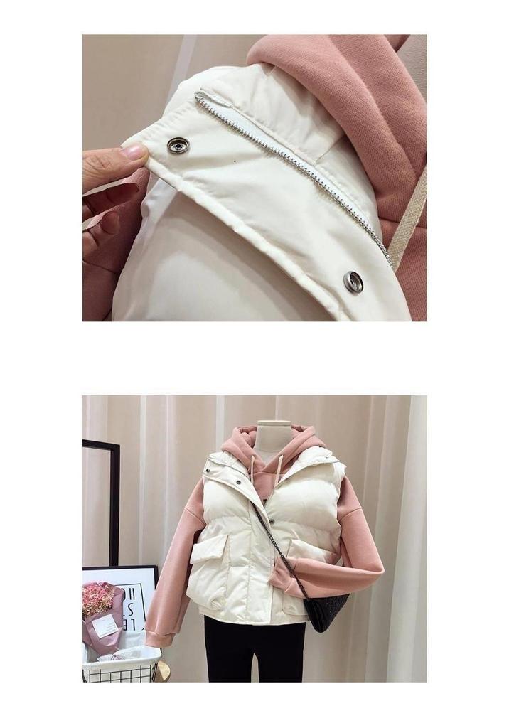 Women's Plus Size Versatile Down Vest - Autumn/Winter 2025 Collection