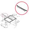 BSR668 Odkvapová lišta strešného okna pre BMW 5 Series E39 1996-2003 X5 E53 2000-2006 54128203811