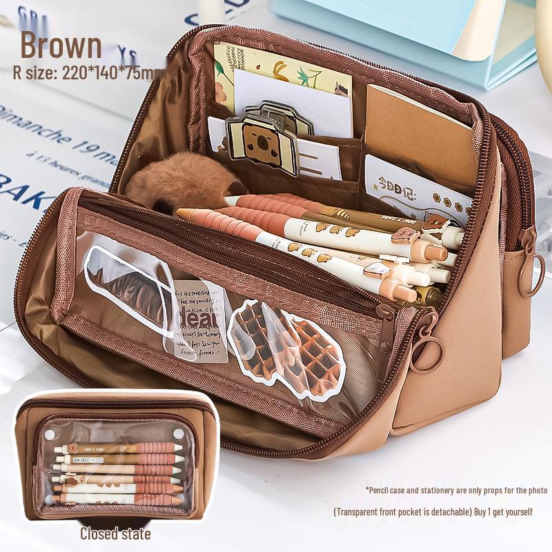 Nine-Layer Ita Bag Pencil Case - Large Capacity, Stylish, DIY, Girl's Trend, Simple Stationery Box