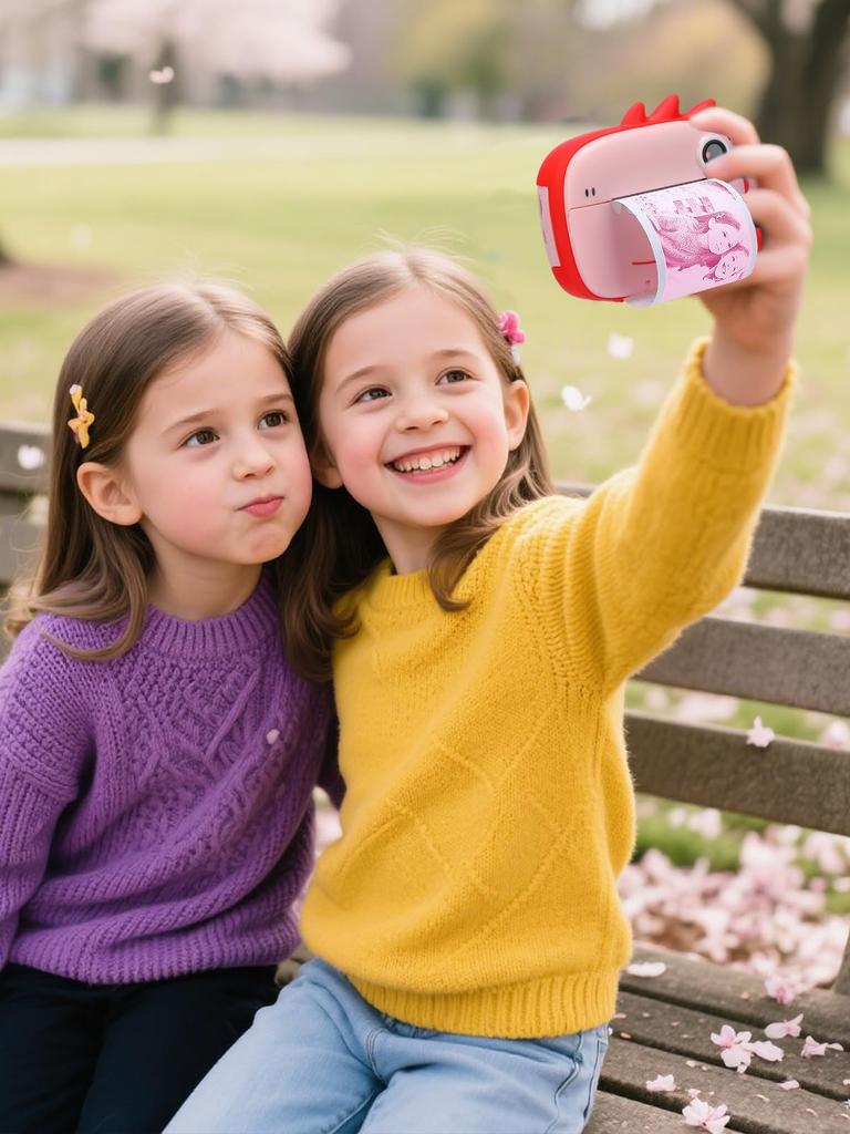 Rolo de Papel Refil para Câmera Infantil Revelação a Cores Vermelho Verde Azul, Câmera Térmica Instantânea Impressora de Fotos para Meninas Meninos Presentes de Aniversário Natal