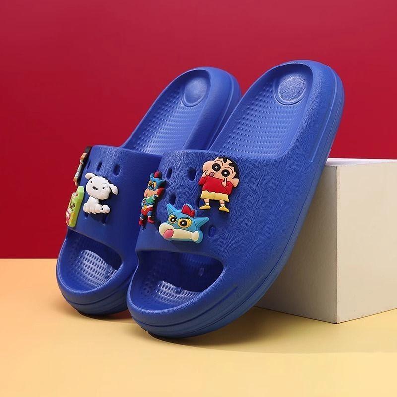 And Durable Breathable Crayon Shinchan Slippers For Boys Soft Nonslip Indoor Footwear