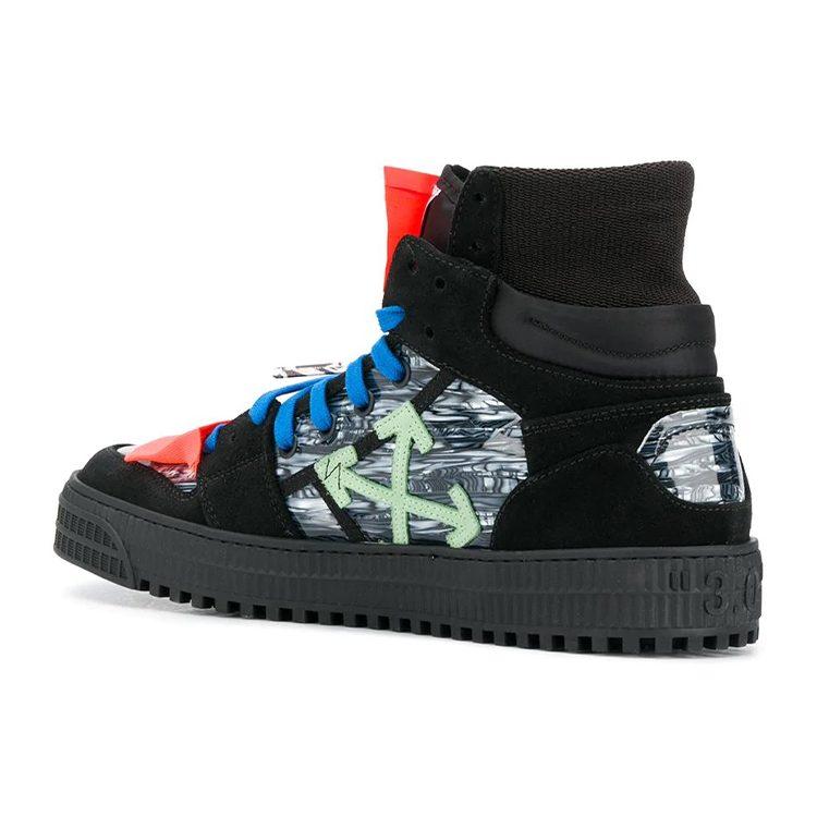 OFF WHITE Off Court High 'Black Optical White' OMIA065F20LEA0011002
