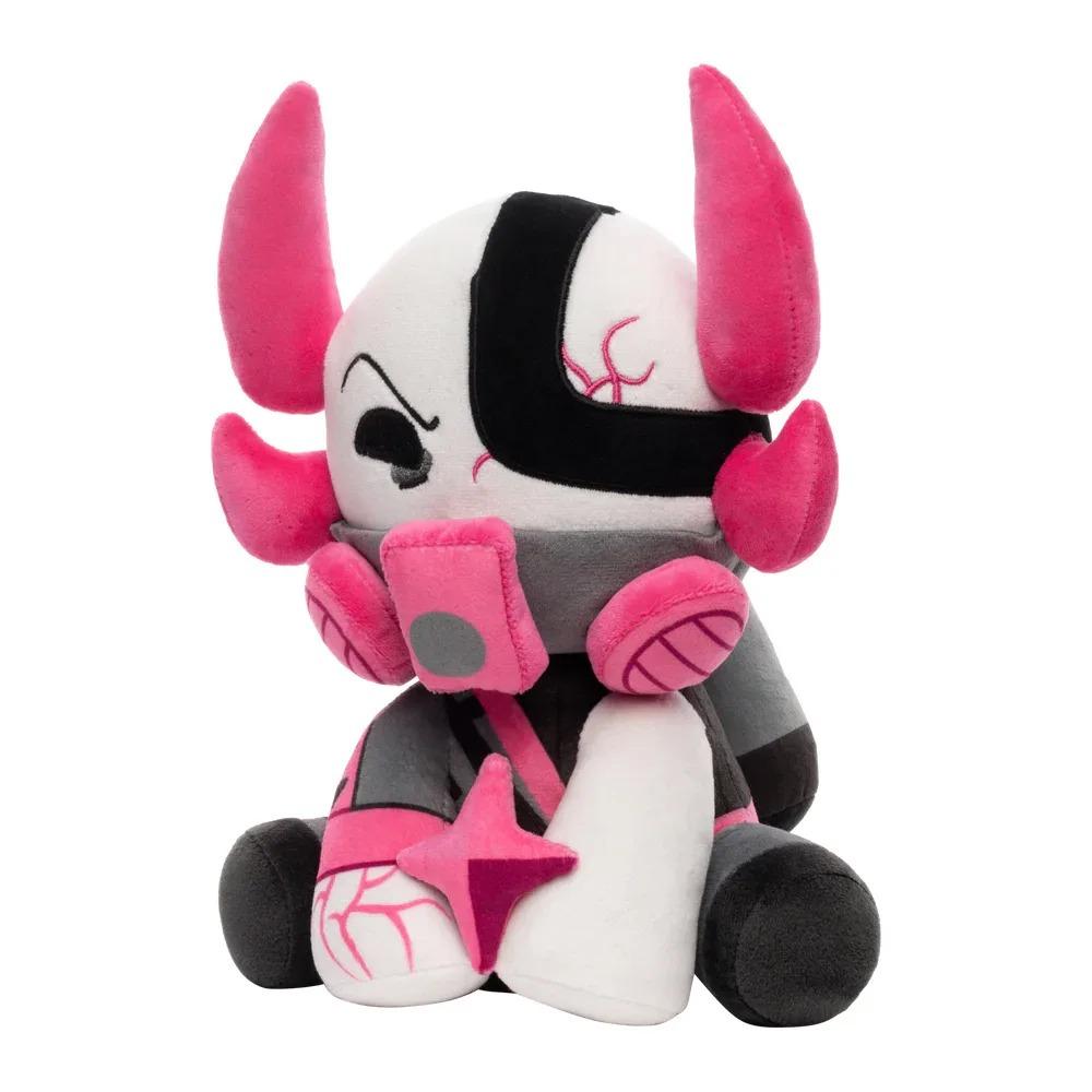 25CM Phighting Pink Bull Doll Ninja Bull Simulation Plush Doll Suitable for Fans To Collect Home Decoration