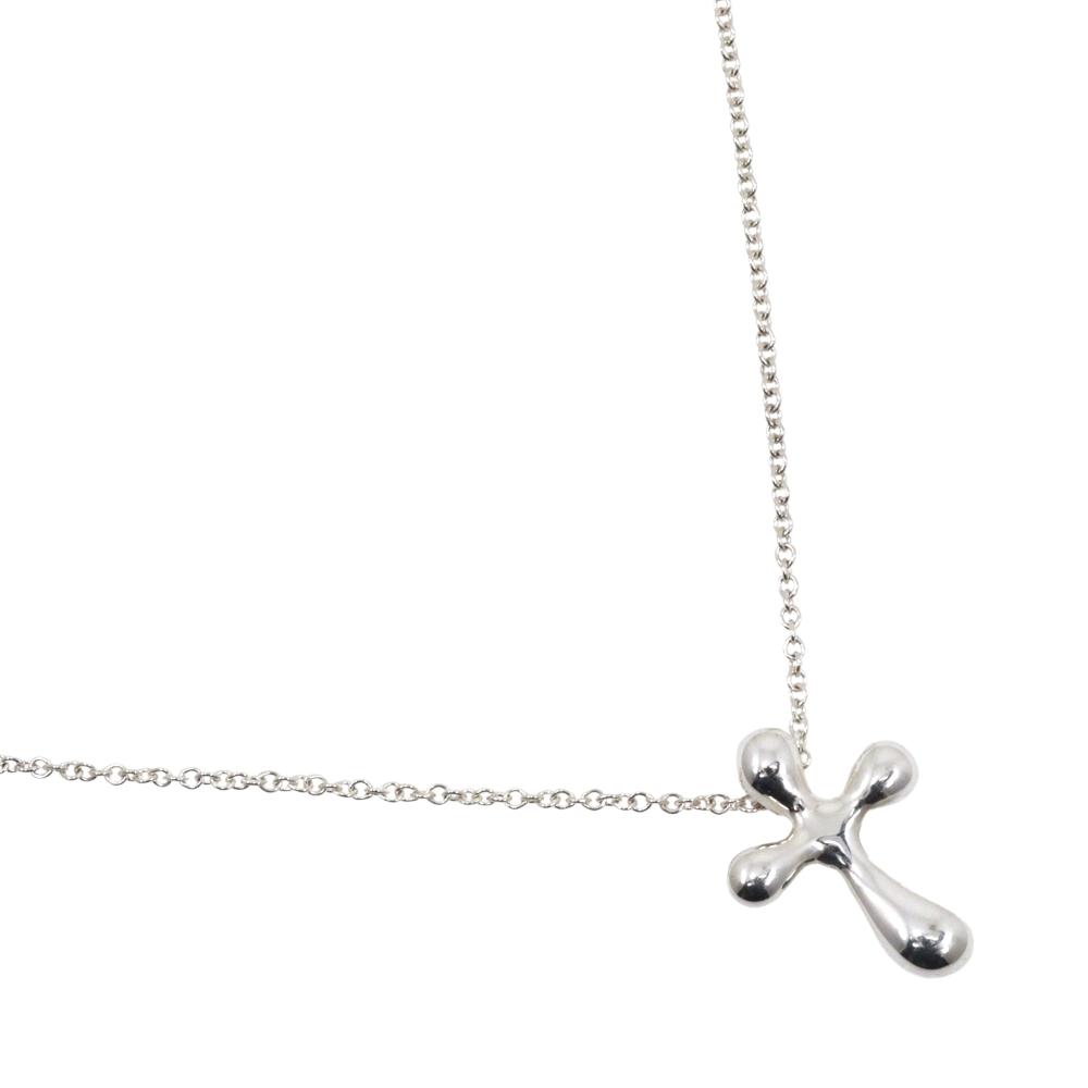 

TIFFANY&Co. Small cross Necklace Silver925 cross 2.6g Women Used