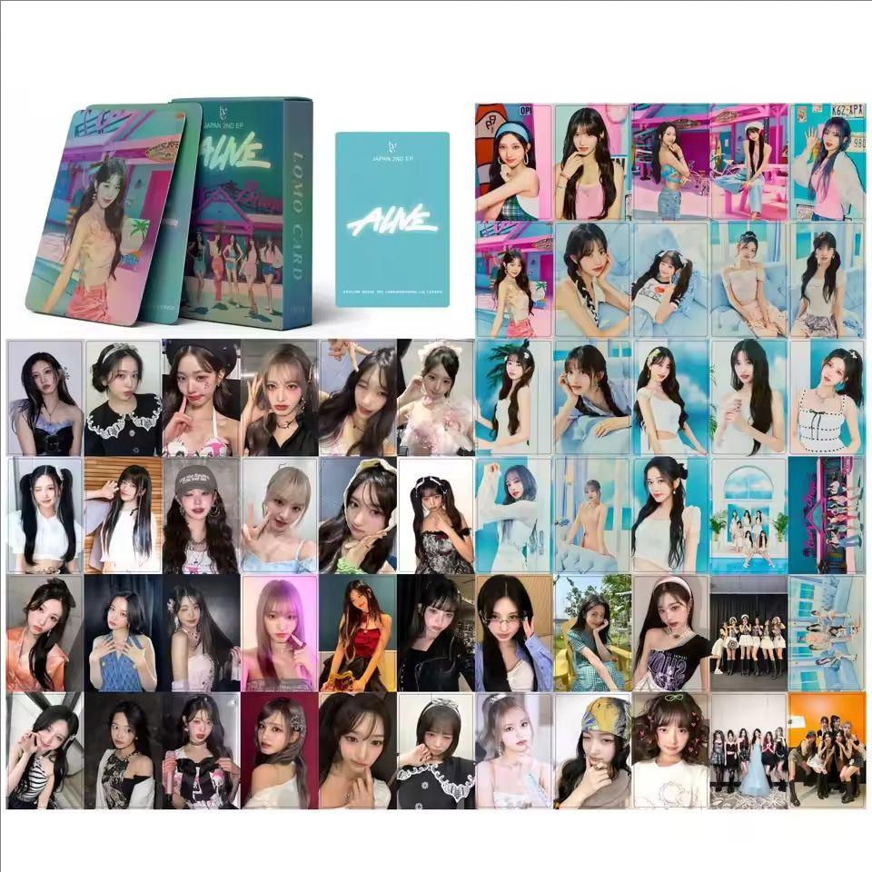 55 Stück/Set Kpop Neues Album EMPATHY Lomo Karte YUJIN WONGYONG LIZ HD Foto Druck Bilder Fotokarte Für Fans Sammlung Schönes Geschenk gray