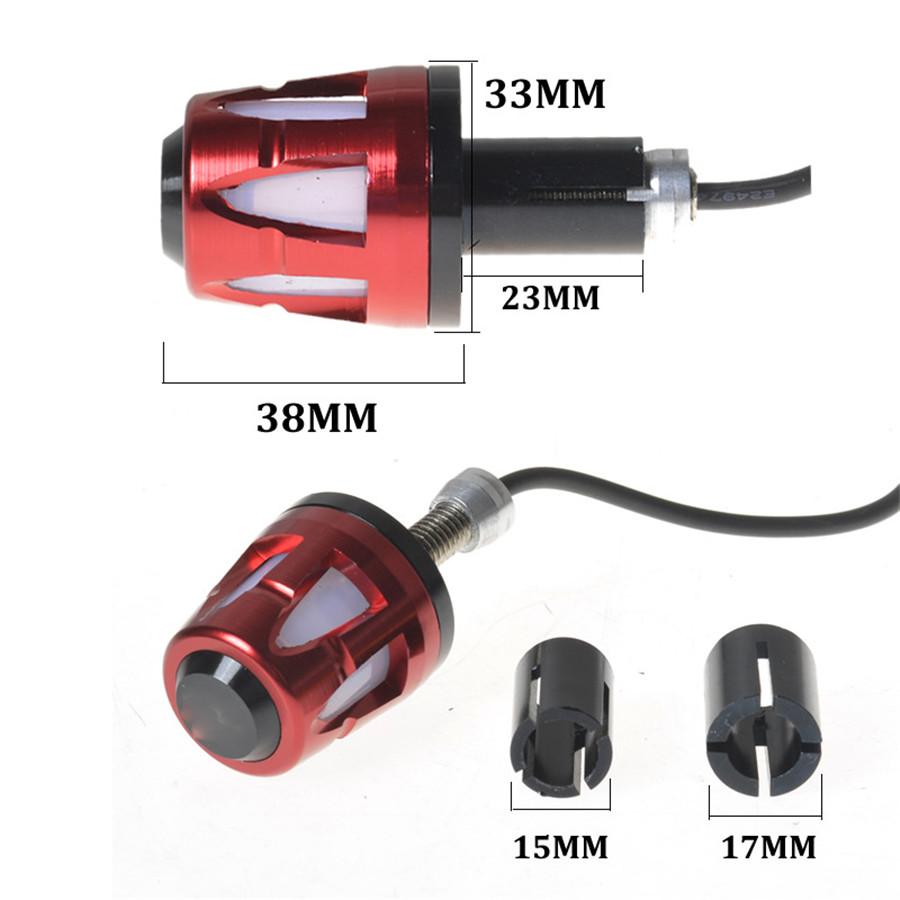 2pcs/lot Motorcycle Handlebar Styling Very Cool Alloy Handle Cover with Shining