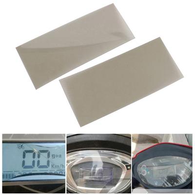 2-teilige LCD-Polarisationsfolie für Elektroroller, Bildschirmabdeckung für E-Bike-Display, kratzfest, schmutzabweisend, einfach zu installieren, Clear View-Displayschutz