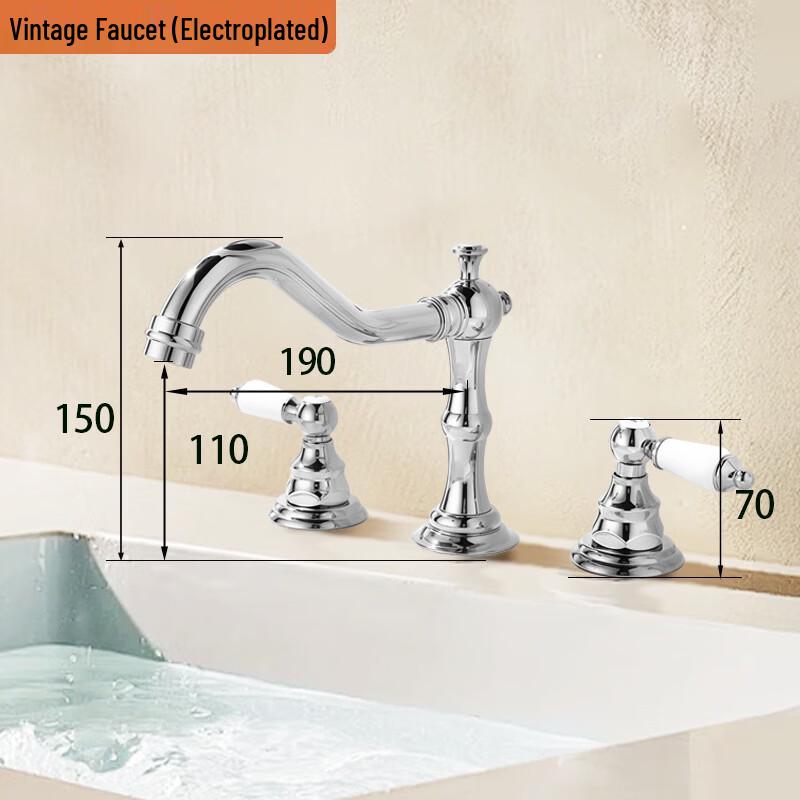 TLXT All-Copper Cold & Hot Basin Faucet