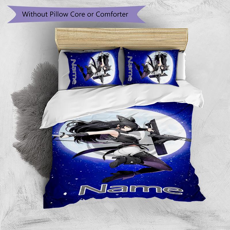 3pcs Custom Name RWBY Volume Bedding Set Duvet Cover Closure Includes 1 Duvet Cover & 2 Pillowcases for All Seasons Bedroom Decor
