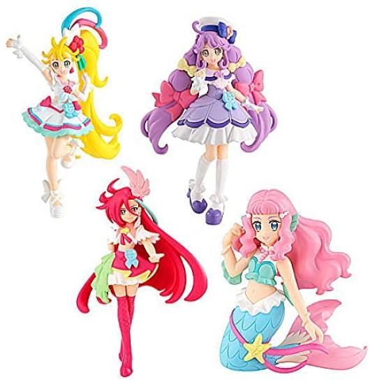 

Набор из 4 фигурок милашек PreCure, набор из 4 фигурок Cure Summer, набор из кораллов Cure, набор из фламинго и русалок Tropical~ju! [Ассорти (1. / 2. / 4. / 5. Лаура)]