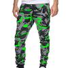 Hose Jogger Camouflage Knöchelband Mid Waist Herren Cargohose für den Herbst